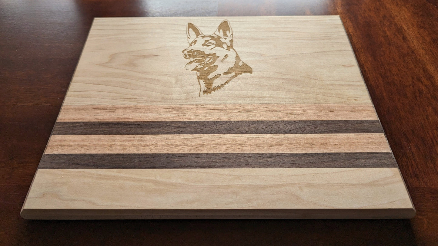 Personalized Solid Maple Wood Cutting Board